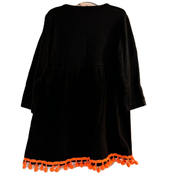 Halloween Black and Orange Pumpkin Ghost Dress. Patches design size Large - Picture 2 of 6